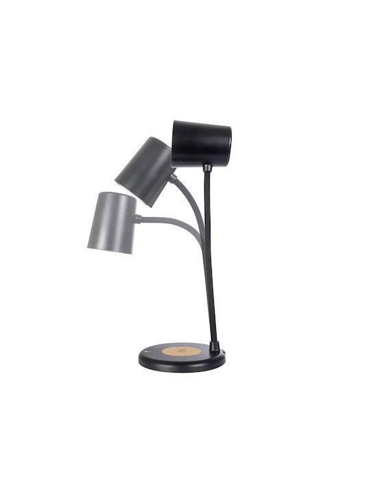 GloboStar LED Φωτιστικό Γραφείου Bluetooth σε Μαύρο Χρώμα