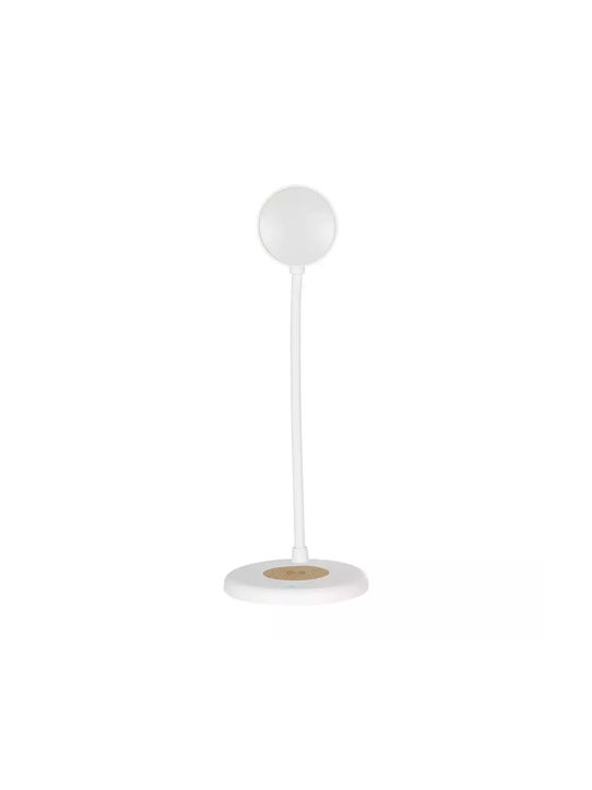 GloboStar LED Φωτιστικό Γραφείου Bluetooth σε Λευκό Χρώμα