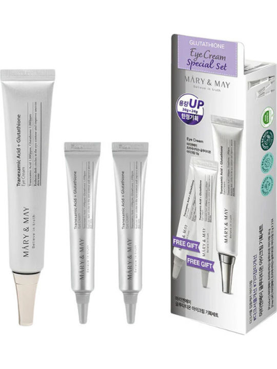 Mary & May Glutathione Eye Cream Специален Комплект за Грижа за Хидратация & Блясък Mary & May Glutathione Eye Cream Специален Комплект за Грижа за Хидратация & Блясък