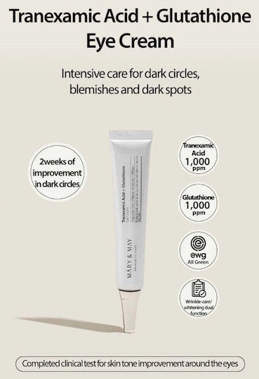 Mary & May Glutathione Eye Cream Special Set Skin Care Set for Moisturizing & Brightening 3 Pieces