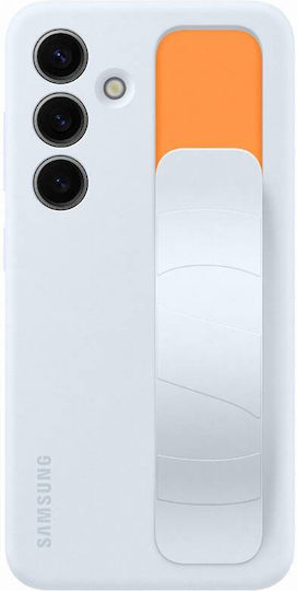 Калъф Samsung Galaxy S24 Силиконов С Грип Стойка Ef-gs921clegww Каишка Светлосив