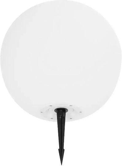 GloboStar Ηλιακό Φωτιστικό Δαπέδου Μπάλα 5W 400lm RGBW με Τηλεχειριστήριο IP54 3x35εκ.