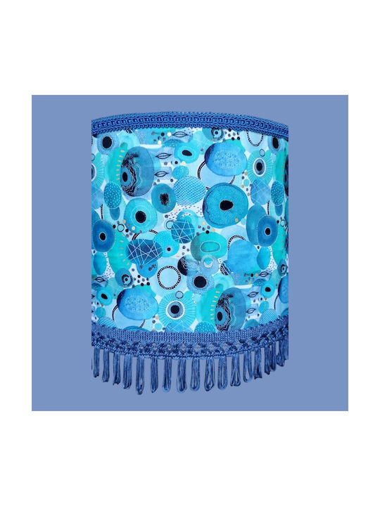 Oxygen Hängelampe Blau mit Fassung E27 35x20cm.