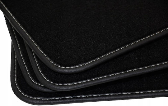 Rezaw Plast Set of Front and Rear Mats 4pcs for Ford Fiesta 2002-2008 Black