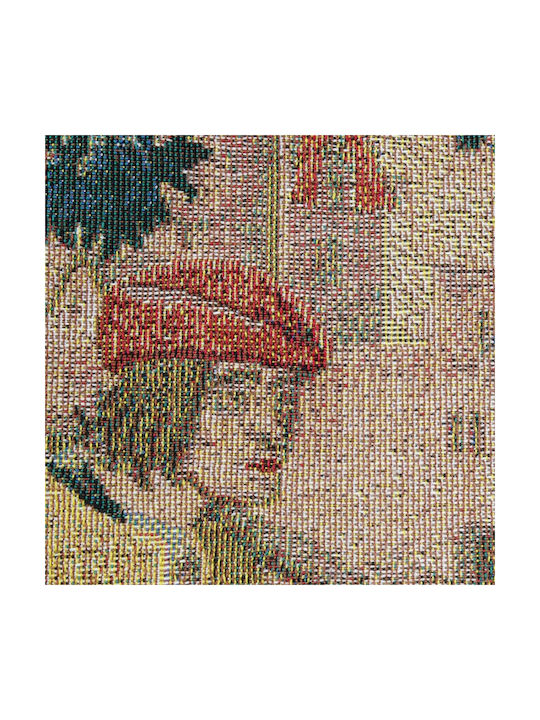 Signare Decorative Tapestry Handmade from Fabric 100x100cm