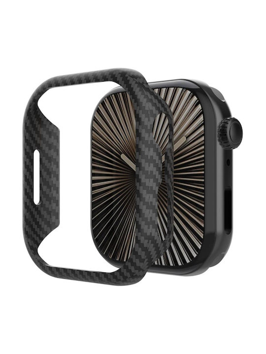 Nekit Kevlar Protection Case in Black color for Apple Watch 10 46mm