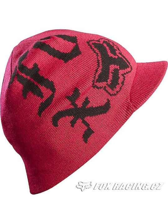 Status Beanie Unisex Σκούφος Πλεκτός σε Φούξια χρώμα