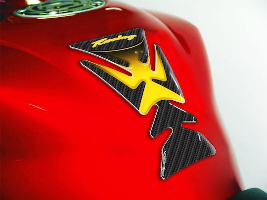 Adhesive Tank Protection Cermedyp Racing Yellow Universal Tankpad Print