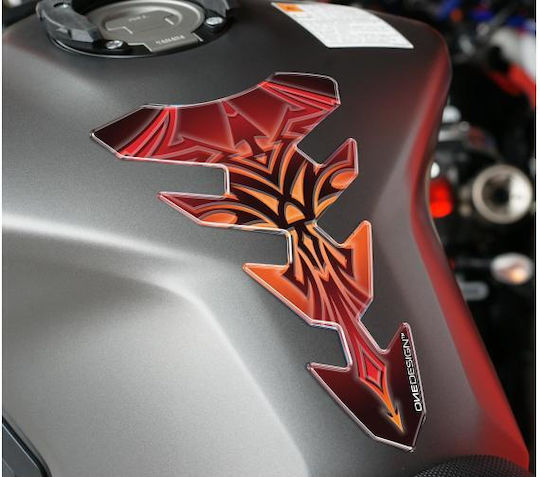 Motorrad-Aufkleber Tankdeckel Cgexs72rp Tribal Rot Universale Tankpad Druck