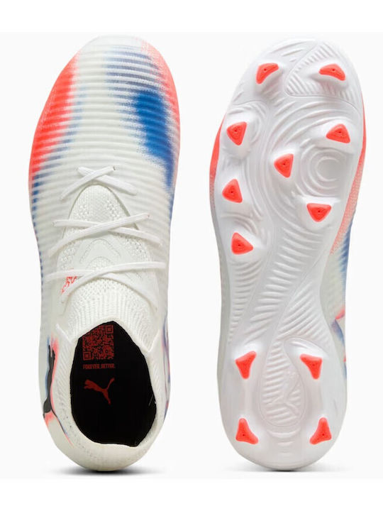 PUMA Future 8 Pro Футболни Обувки с Бутони Бели