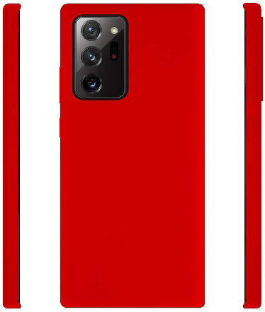 Soft Back Cover Σιλικόνης Κόκκινο (Galaxy Note 20 Ultra)