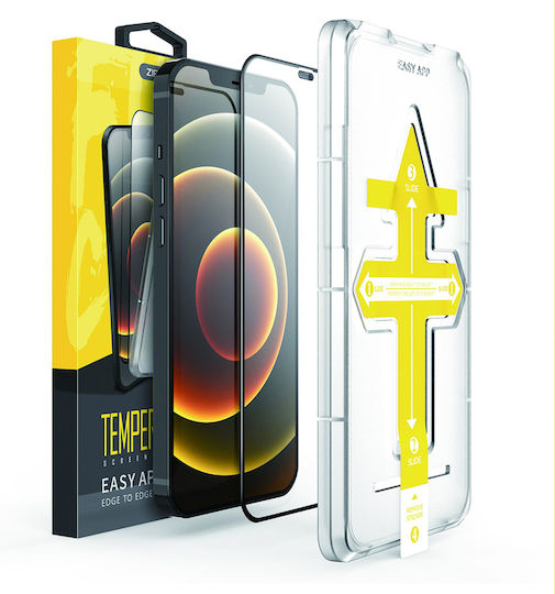 Zifriend 3D Закалено стъкло Черен (iPhone 12 mini)