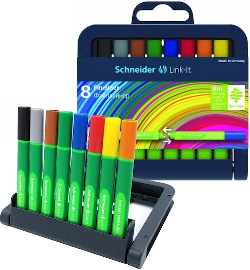 Schneider Μαρκαδόροι Stand 8 Colors Σετ 8τμχ