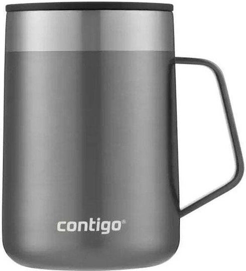 Contigo Glas Thermosflasche Rostfreier Stahl 420ml Sake mit Handgriff