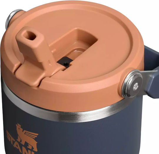 Stanley Iceflow Flip Straw Tumbler Ποτήρι Θερμός Πλαστικό 600ml Twilight με Καλαμάκι