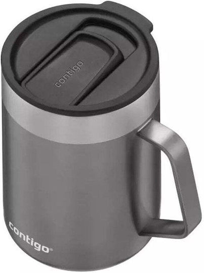 Contigo Glas Thermosflasche Rostfreier Stahl 420ml Sake mit Handgriff