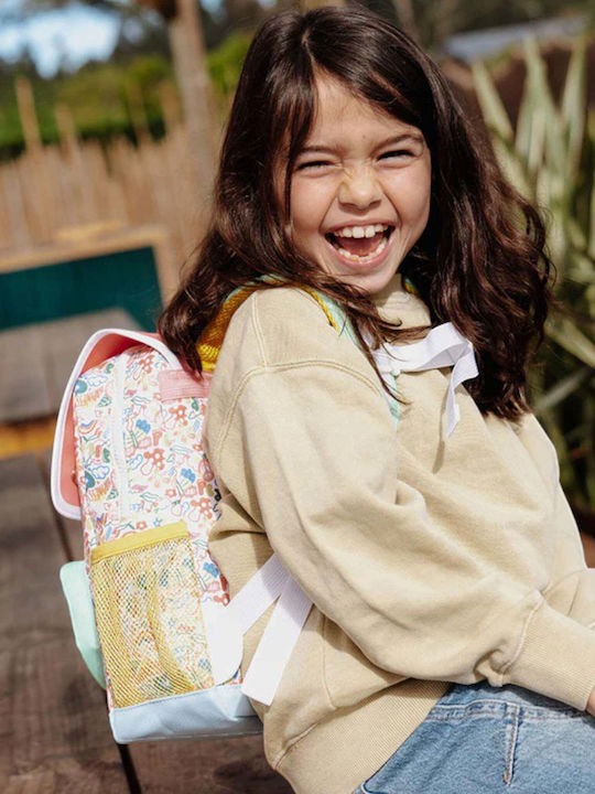 Hello Hossy Kindergarten Backpack School Bag with Water Bottle Holder Multicolour 26 x 9 x 31cm