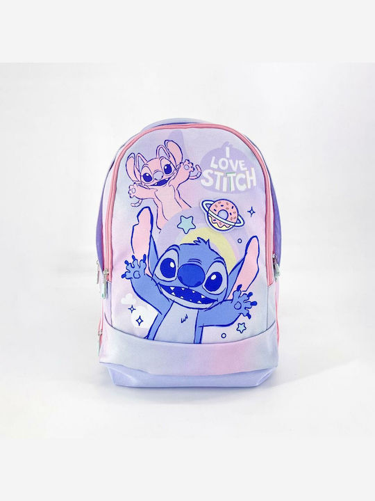Cerda Stitch School Backpack for Elementary Lilac 31 x 14 x 41cm