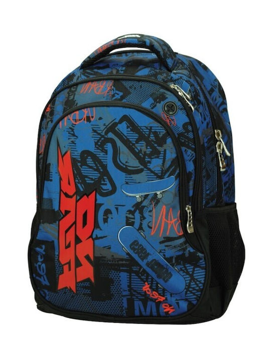 Gim School Backpack Elementary Blue 30 Litre 30 x 28 x 48 cm