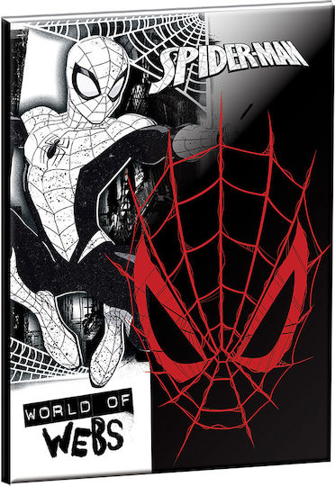 Gim Notebook Ruled B5 40 Sheets Spiderman 1pcs