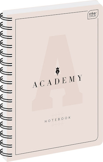 interDRUK Grille Spiral Notebook A5 100 Sheets Square