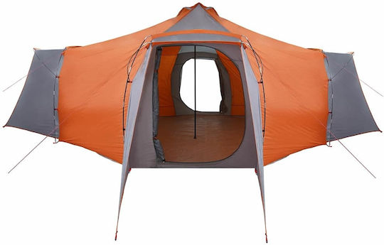 vidaXL Campingzelt Gray 4 Jahreszeiten 492x492x275cm