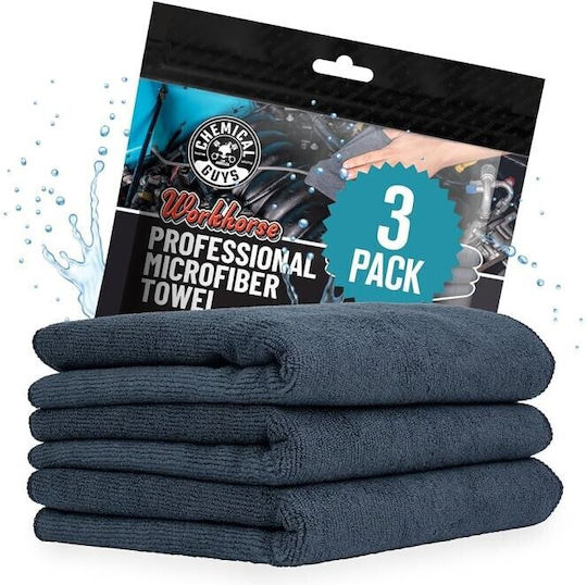 Chemical Guys Πετσέτα Microfiber Προσώπου Μαύρη 40x40εκ.