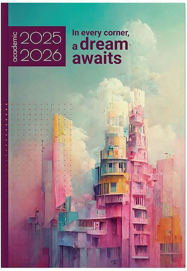 Matalon Dream City Daily Academic Agendas 2025/26 14x21cm D