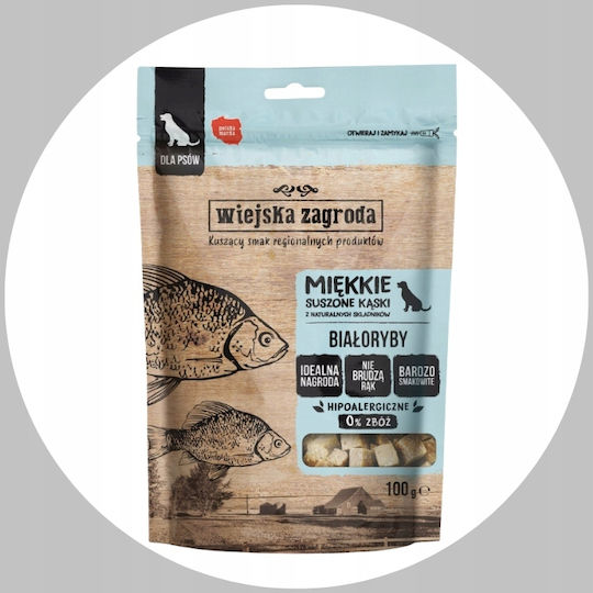 Wiejska Zagroda Leckerli für Hunde Kleine Rassen mit Fisch und Fleisch 100gr