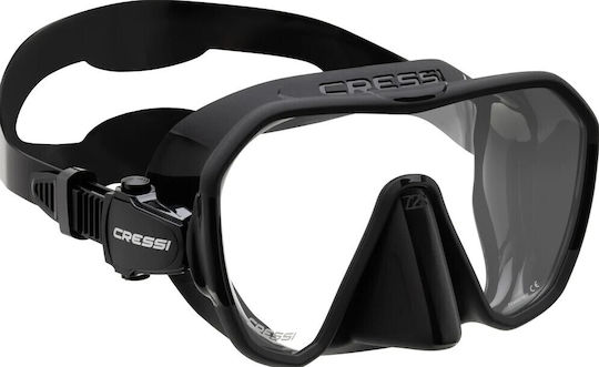 CressiSub Z2 Black Silicone Diving Mask