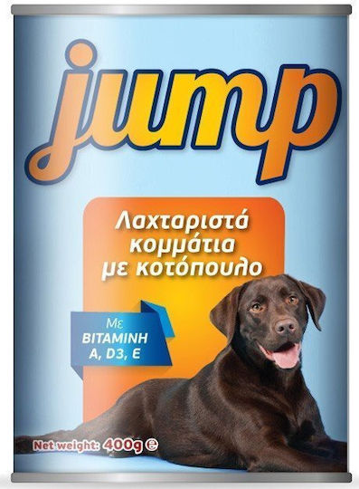 Jump Hrană Umedă pentru Câini în Conservă cu Pui 400gr
