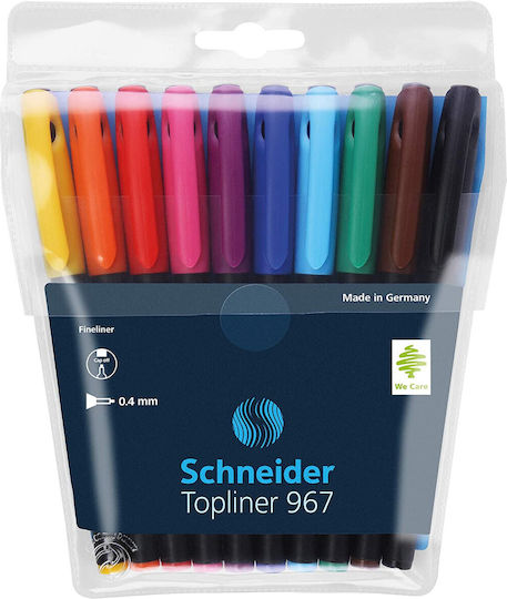 Schneider Drawing Markers 0.4mm Thin Set 10pcs