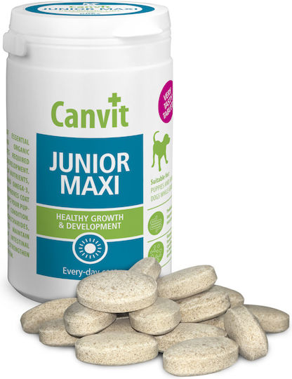 Canvit Junior Maxi Multivitamine pentru câini sub formă de pastile 230gr