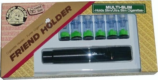 Friend Holder Πίπα Τσιγάρου Slim 6.1mm Ασημί