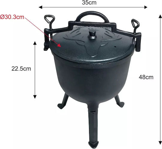 KING Hoff Pot for Camping 10lt