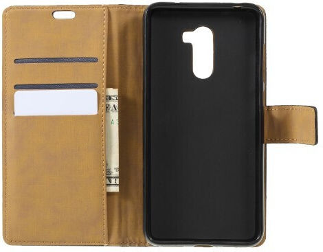 Wallet Δερματίνης Μαύρο (Pocophone F1)