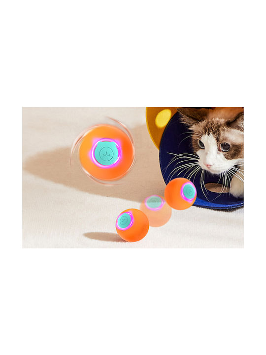 Rojeco Katzenspielzeug Ball Orange