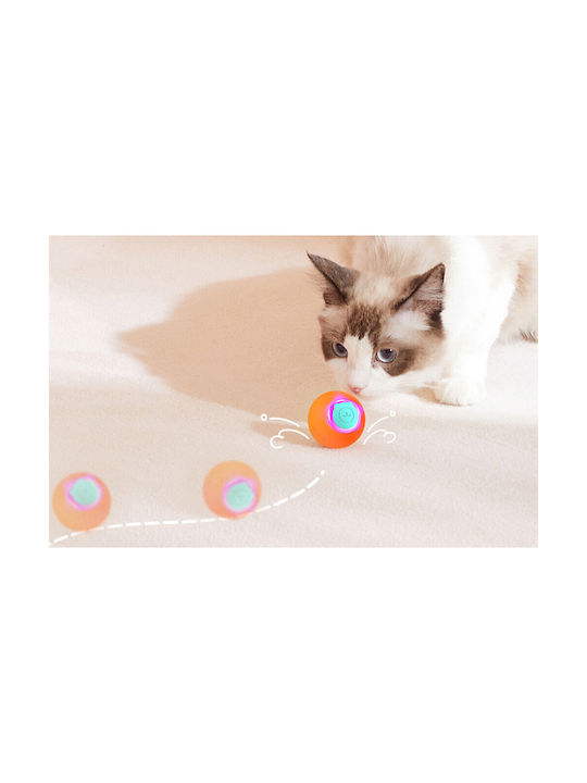 Rojeco Katzenspielzeug Ball Orange