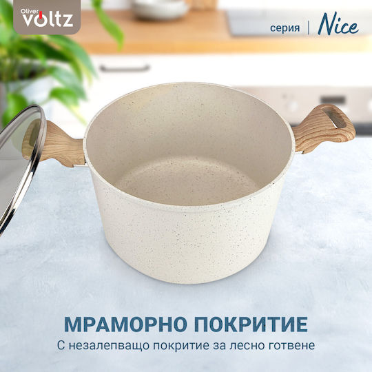 Voltz Хубава Дълбока Тенджера от Алуминий 2.9л / 20см