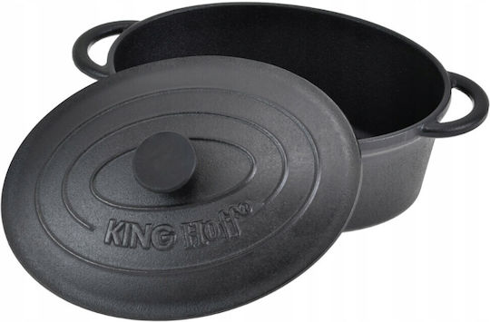 KING Hoff Deep Pot made of Cast Iron 3.9lt / 28cm