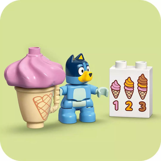 LEGO Duplo Ice Cream Trip With Bluey for 2+ Years 22 Pieces