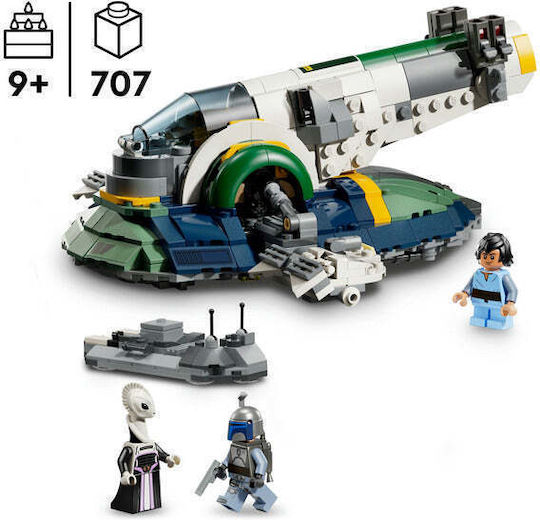LEGO Star Wars Корабът На Джанго Фет За 9+ Години 707 Бройки