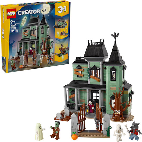 LEGO Creator 3-in-1 Haunted Mansion За 9+ Години 736 Бройки