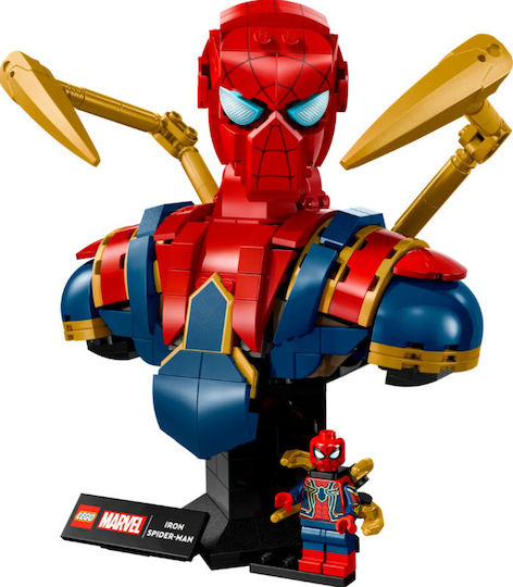 LEGO Super Heroes Iron Spiderman Bust for 18+ Years 379 Pieces