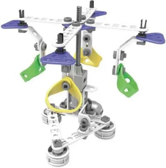 Hanye Παιχνίδι Κατασκευών Πλαστικό Build & Play 10 Συναρμολογούμενα Οχήματα με Μηχανισμό Κίνησης