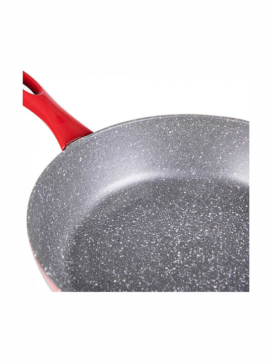 Voltz Starke Pro Aluminium Pfanne mit Deckel mit Antihaftbeschichtung 24cm