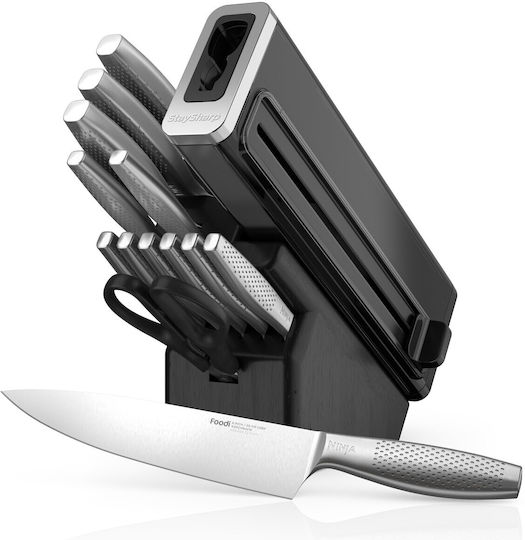 Ninja StaySharp Knife Set with Block from Stainless Steel 14pcs