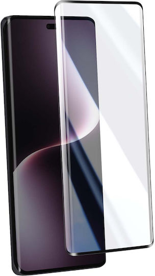 Avizar 3D Curved Tempered Glass Honor Magic 7 Lite Ultra Resistant Transparent Black Mobile Screen Protector