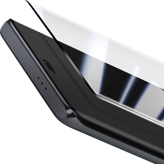 Avizar 3D Curved Tempered Glass Honor Magic 7 Lite Ultra Resistant Transparent Black Mobile Screen Protector