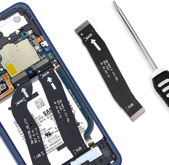 Clappio Cabluri De Înlocuire Compatibile Placă De Bază Samsung Galaxy S25 Neagră